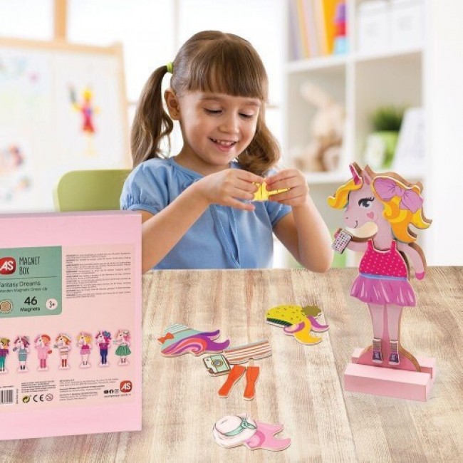 AS MAGNET BOX FANTASY DREAMS DRESS-UP 46 ΕΚΠΑΙΔΕΥΤΙΚΟΙ ΞΥΛΙΝΟΙ ΜΑΓΝΗΤΕΣ AS MAGNET BOX FANTASY DREAMS DRESS-UP 46 ΕΚΠΑΙΔΕΥΤΙΚΟΙ ΞΥΛΙΝΟΙ ΜΑΓΝΗΤΕΣ