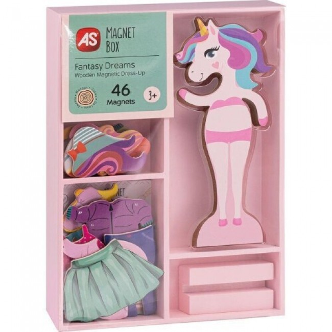 AS MAGNET BOX FANTASY DREAMS DRESS-UP 46 ΕΚΠΑΙΔΕΥΤΙΚΟΙ ΞΥΛΙΝΟΙ ΜΑΓΝΗΤΕΣ AS MAGNET BOX FANTASY DREAMS DRESS-UP 46 ΕΚΠΑΙΔΕΥΤΙΚΟΙ ΞΥΛΙΝΟΙ ΜΑΓΝΗΤΕΣ