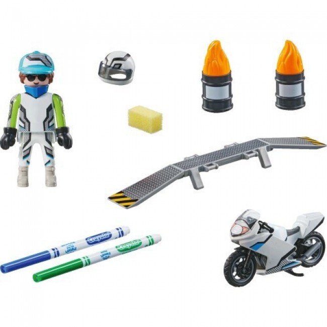 PLAYMOBIL COLOR ΜΟΤΟΣΥΚΛΕΤΑ ΜΕ ΟΔΗΓΟ PLAYMOBIL COLOR ΜΟΤΟΣΥΚΛΕΤΑ ΜΕ ΟΔΗΓΟ