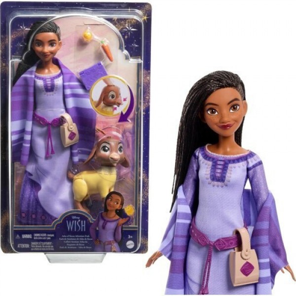 ΚΟΥΚΛΑ DISNEY WISH ASHA OF ROSAS ADVENTURES - ΒΑΣΙΚΗ ΚΟΥΚΛΑ & ΦΙΛΟΣ HPX25