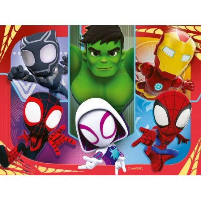 RAVENSBURGER PUZZLE 4 IN 1 SPIDEY AND HIW AMAZING FRIENDS RAVENSBURGER PUZZLE 4 IN 1 SPIDEY AND HIW AMAZING FRIENDS