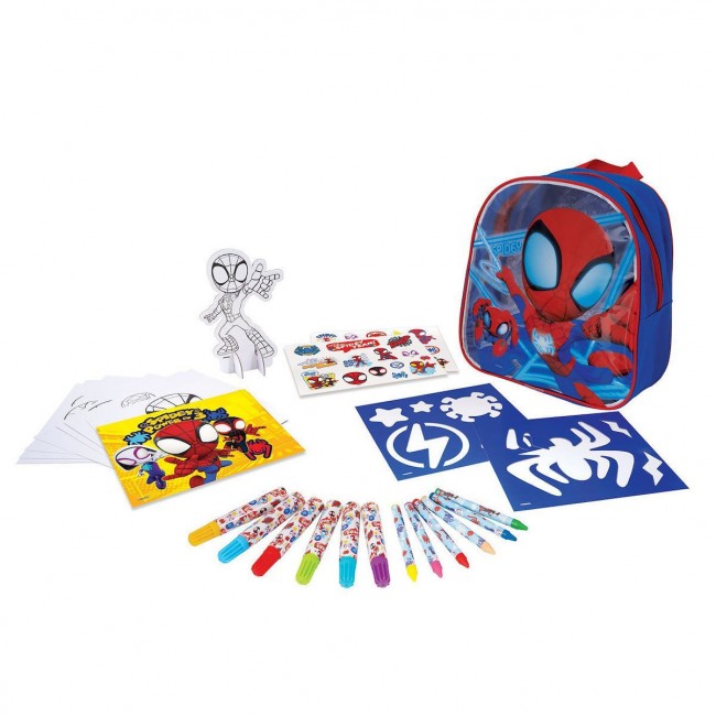 ΣΕΤ ΖΩΓΡΑΦΙΚΗΣ ΣΕ BACKPACK SPIDEY AND HIS AMAZING FRIENDS ΣΕΤ ΖΩΓΡΑΦΙΚΗΣ ΣΕ BACKPACK SPIDEY AND HIS AMAZING FRIENDS