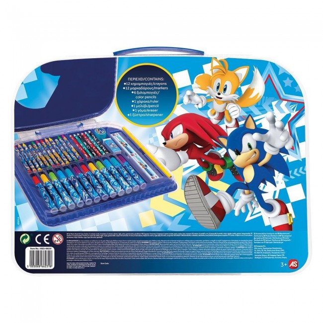 ΣΕΤ ΖΩΓΡΑΦΙΚΗΣ ART CASE SONIC THE HEDGEHOG ΣΕΤ ΖΩΓΡΑΦΙΚΗΣ ART CASE SONIC THE HEDGEHOG