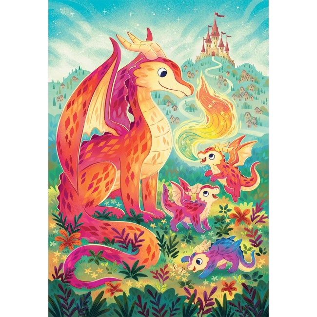 CLEMENTONI ΠΑΙΔΙΚΟ ΠΑΖΛ SUPER COLOR ΔΡΑΚΟΙ 60 ΤΜΧ CLEMENTONI ΠΑΙΔΙΚΟ ΠΑΖΛ SUPER COLOR ΔΡΑΚΟΙ 60 ΤΜΧ