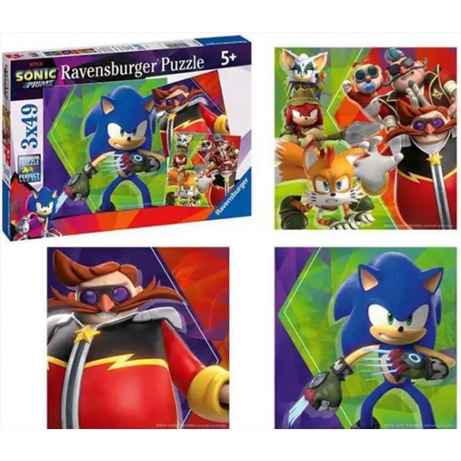 RAVENSBURGER ΠΑΖΛ 3X49 ΤΕΜ. SONIC 05695 RAVENSBURGER ΠΑΖΛ 3X49 ΤΕΜ. SONIC 05695