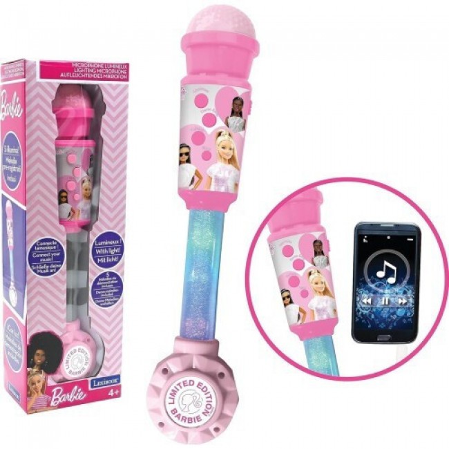 LEXIBOOK ΜΙΚΡΟΦΩΝΟ BARBIE TRENDY ΜΕ ΦΩΤΙΣΜΟ ΚΑΙ ΗΧΕΙΟ LEXIBOOK ΜΙΚΡΟΦΩΝΟ BARBIE TRENDY ΜΕ ΦΩΤΙΣΜΟ ΚΑΙ ΗΧΕΙΟ