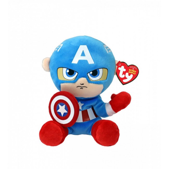 ΤΥ ΧΝΟΥΔΩΤΟ BEANIE BABIES CAPTAIN AMERICA 15ΕΚ ΤΥ ΧΝΟΥΔΩΤΟ BEANIE BABIES CAPTAIN AMERICA 15ΕΚ