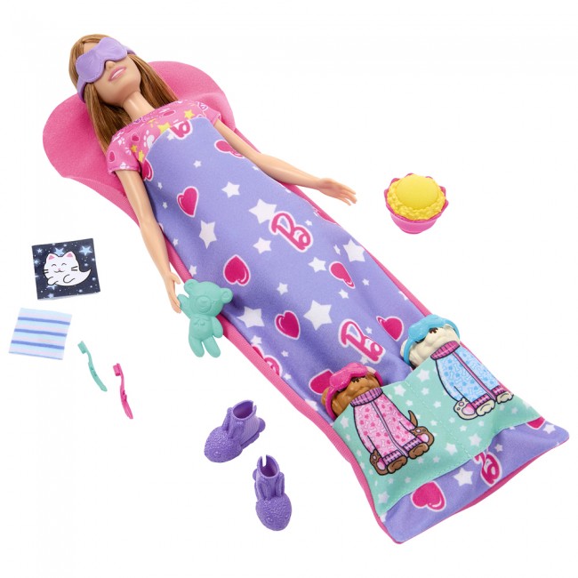 BARBIE ΚΟΥΚΛΑ PUPPY SLUMBER PARTY (HXN01) BARBIE ΚΟΥΚΛΑ PUPPY SLUMBER PARTY (HXN01)