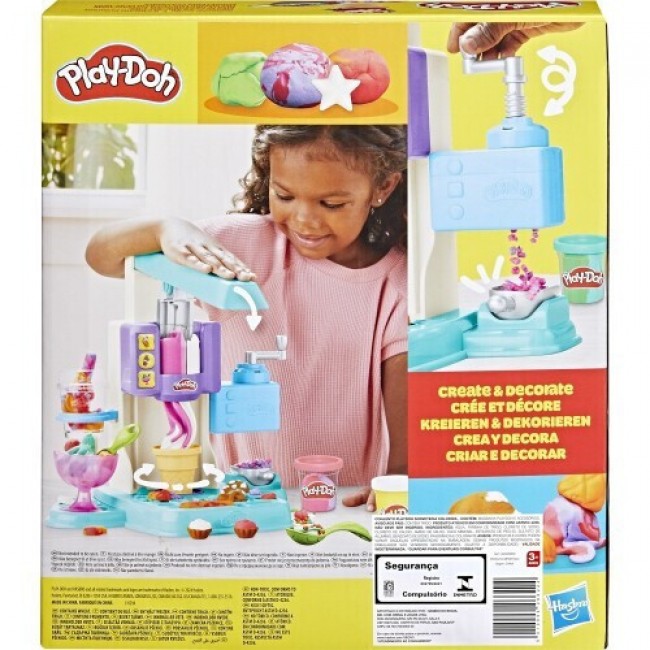 PLAY-DOH RAINBOW SWIRL ICE CREAM PLAYSET PLAY-DOH RAINBOW SWIRL ICE CREAM PLAYSET