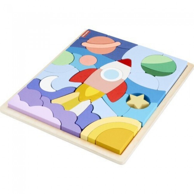 FISHER PRICE ΞΥΛΙΝΟ ΠΑΖΛ 42 τεμ. ΔΙΑΣΤΗΜΑ (HXY42) FISHER PRICE ΞΥΛΙΝΟ ΠΑΖΛ 42 τεμ. ΔΙΑΣΤΗΜΑ (HXY42)
