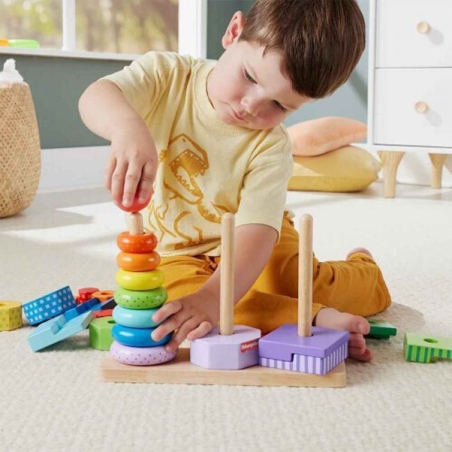 FISHER PRICE ΕΚΠΑΙΔΕΥΤΙΚΟ ΠΑΙΧΝΙΔΙ ΞΥΛΙΝΕΣ ΠΥΡΑΜΙΔΕΣ - ΠΟΛΥΧΡΩΜΑ ΣΧΗΜΑΤΑ (HXT76) FISHER PRICE ΕΚΠΑΙΔΕΥΤΙΚΟ ΠΑΙΧΝΙΔΙ ΞΥΛΙΝΕΣ ΠΥΡΑΜΙΔΕΣ - ΠΟΛΥΧΡΩΜΑ ΣΧΗΜΑΤΑ (HXT76)