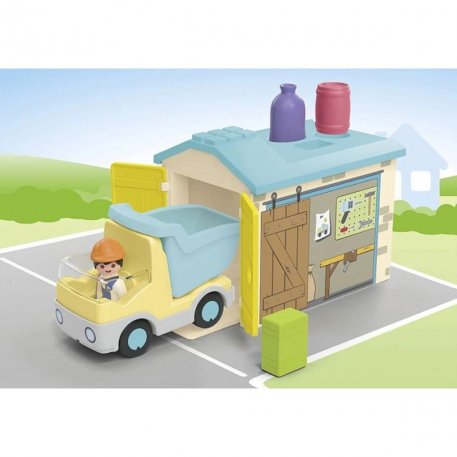 PLAYMOBIL JUNIOR ΦΟΡΤΗΓΟ ΜΕ ΓΚΑΡΑΖ