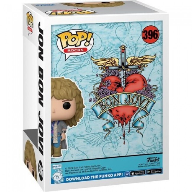 FUNKO POP ROCKS JOHN BON JOVI 1890S #396 FUNKO POP ROCKS JOHN BON JOVI 1890S #396