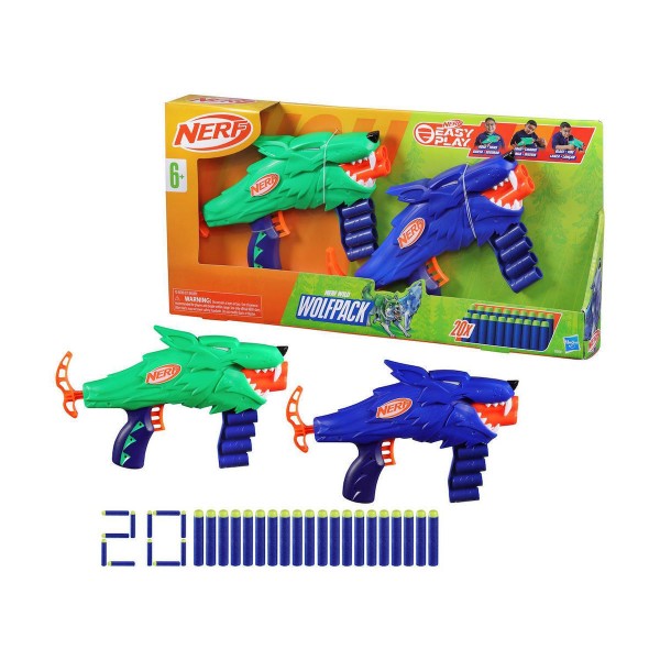NERF EASY PLAY ΕΚΤΟΞΕΥΤΕΣ WILD WOLFPACK