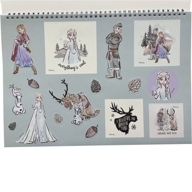 GIM ΜΠΛΟΚ ΖΩΓΡΑΦΙΚΗΣ 23X33 40Φ+STICKERS FROZEN GIM ΜΠΛΟΚ ΖΩΓΡΑΦΙΚΗΣ 23X33 40Φ+STICKERS FROZEN