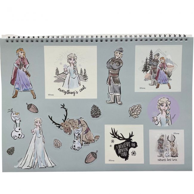 GIM ΜΠΛΟΚ ΖΩΓΡΑΦΙΚΗΣ 23X33 40Φ+STICKERS FROZEN GIM ΜΠΛΟΚ ΖΩΓΡΑΦΙΚΗΣ 23X33 40Φ+STICKERS FROZEN