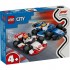 LEGO CITY FORMULA 1 WILLIAMS RACING AND HAASS RACE CARS