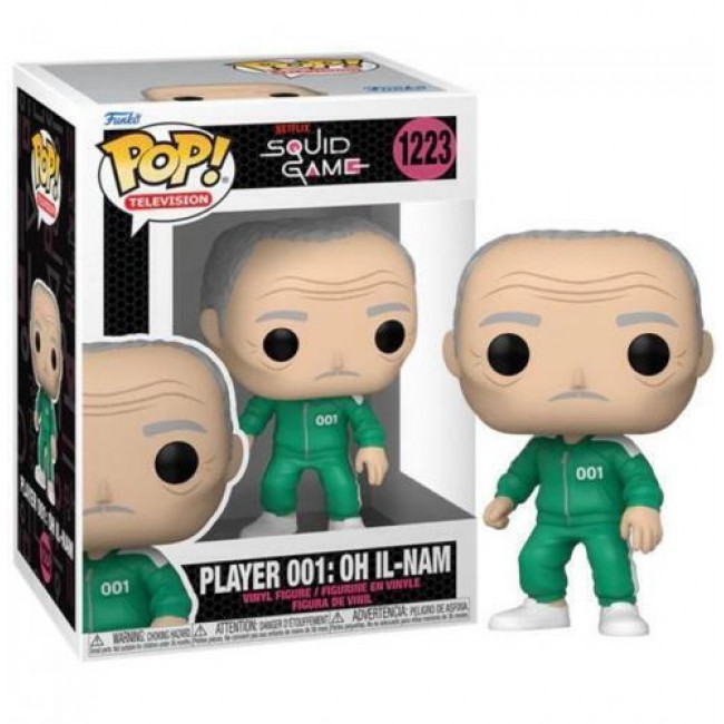 POP FUNKO! TELEVISION: SQUID GAME PLAYER 001 OH IL NAM FIGURE POP FUNKO! TELEVISION: SQUID GAME PLAYER 001 OH IL NAM FIGURE