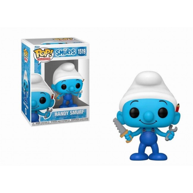 POP FUNKO! TELEVISION: SMURFS HANDY SMURF FIGURE POP FUNKO! TELEVISION: SMURFS HANDY SMURF FIGURE