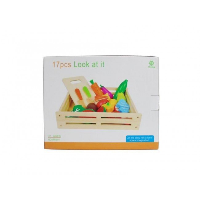 ΞΥΛΙΝΑ ΦΡΟΥΤΑ ΠΟΥ ΚΟΒΟΝΤΑΙ 17 pcs ΞΥΛΙΝΑ ΦΡΟΥΤΑ ΠΟΥ ΚΟΒΟΝΤΑΙ 17 pcs