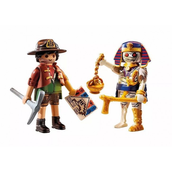 PLAYMOBIL DUOPACK ΚΥΝΗΓΟΣ ΘΗΣΑΥΡΟΣ ΚΑΙ ΜΟΥΜΙΑ PLAYMOBIL DUOPACK ΚΥΝΗΓΟΣ ΘΗΣΑΥΡΟΣ ΚΑΙ ΜΟΥΜΙΑ