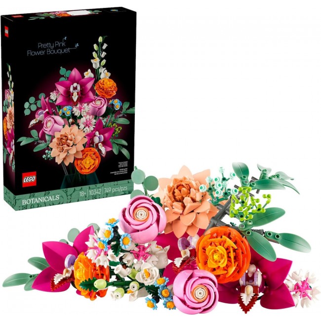 LEGO BOTANICAL GARDEN PINK FLOWER BOUQUET LEGO BOTANICAL GARDEN PINK FLOWER BOUQUET