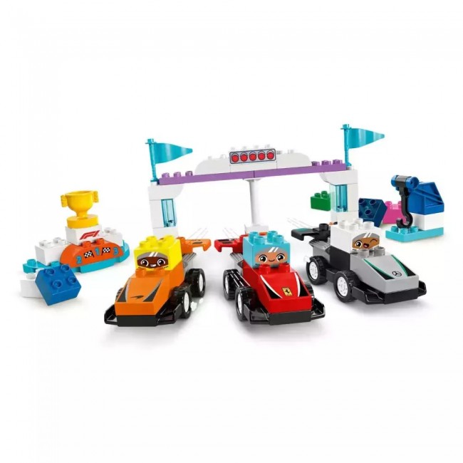 LEGO DUPLO F1 TEAM RACE CARS AND DRIVERS LEGO DUPLO F1 TEAM RACE CARS AND DRIVERS