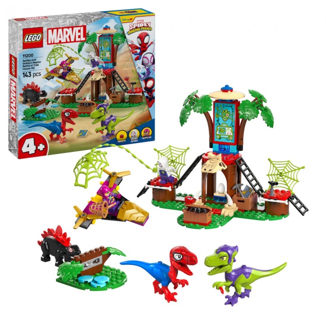 LEGO SPIDEY AND GOBBYS RAPTOR BATTLE AT TREE LEGO SPIDEY AND GOBBYS RAPTOR BATTLE AT TREE