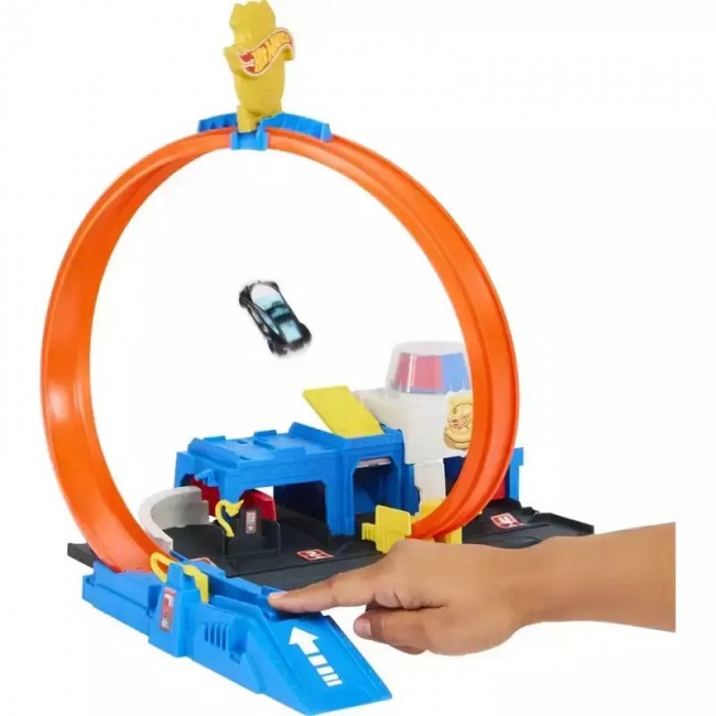 HOT WHEELS CITY - ΠΙΣΤΑ ΑΣΤΥΝΟΜΙΚΟ ΤΜΗΜΑ ΜΕ ΌΧΗΜΑ ΠΑΙΧΝΙΔΙ - JBM71 HOT WHEELS CITY - ΠΙΣΤΑ ΑΣΤΥΝΟΜΙΚΟ ΤΜΗΜΑ ΜΕ ΌΧΗΜΑ ΠΑΙΧΝΙΔΙ - JBM71