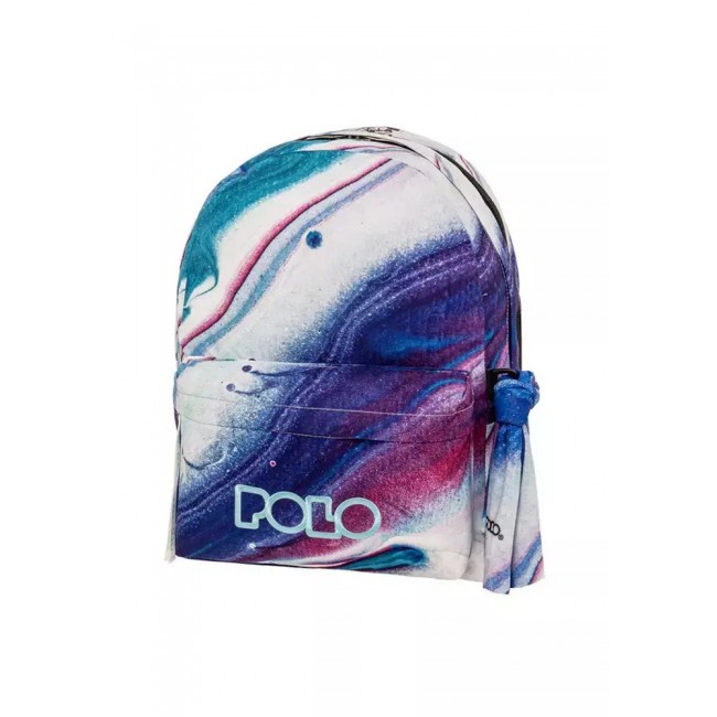 POLO ΣΑΚΙΔΙΟ ORIGINAL DOUBLE SCARF SHAPES ΛΕΥΚΟ-ΜΩΒ 2025 POLO ΣΑΚΙΔΙΟ ORIGINAL DOUBLE SCARF SHAPES ΛΕΥΚΟ-ΜΩΒ 2025