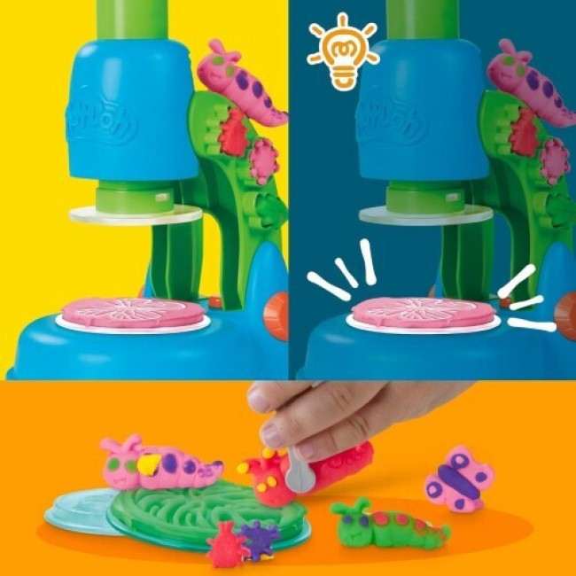 PLAY-DOH ΠΛΑΣΤΕΛΙΝΗ LIGHT AND LOOK MICROSCOPE PLAY-DOH ΠΛΑΣΤΕΛΙΝΗ LIGHT AND LOOK MICROSCOPE