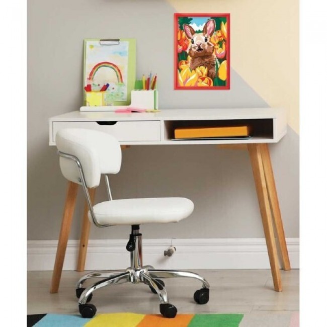 HAPPIHOBBI PAINT AND FRAME CHEERFUL BUNNY HAPPIHOBBI PAINT AND FRAME CHEERFUL BUNNY