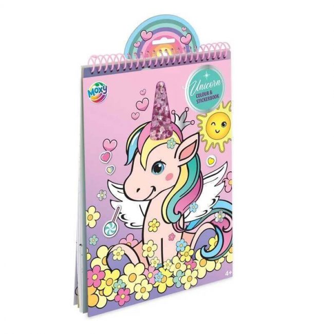 ΒΙΒΛΙΟ ΖΩΓΡΑΦΙΚΗΣ ΜΕ ΜΕ STICKERS UNICORN ΒΙΒΛΙΟ ΖΩΓΡΑΦΙΚΗΣ ΜΕ ΜΕ STICKERS UNICORN