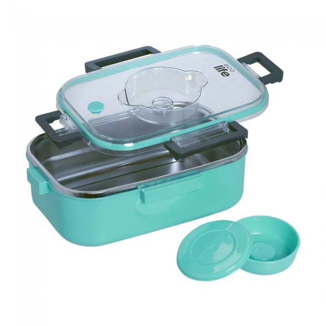 ECOLIFE ΦΑΓΗΤΟΔΟΧΕΙΟ ΟΡΘΟΓΩΝΙΟ DOUBLE WALL 850ML BLUE ECOLIFE ΦΑΓΗΤΟΔΟΧΕΙΟ ΟΡΘΟΓΩΝΙΟ DOUBLE WALL 850ML BLUE