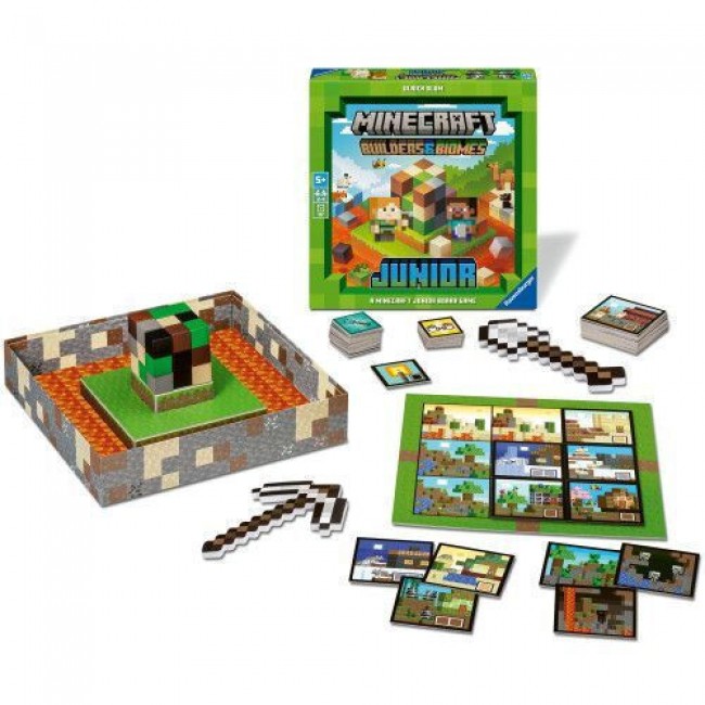 ΕΠΙΤΡΑΠΕΖΙΟ ΠΑΙΧΝΙΔΙ RAVENSBURGER: MINECRAFT - BUILDERS AND BIOMES JUNIOR 24750 ΕΠΙΤΡΑΠΕΖΙΟ ΠΑΙΧΝΙΔΙ RAVENSBURGER: MINECRAFT - BUILDERS AND BIOMES JUNIOR 24750