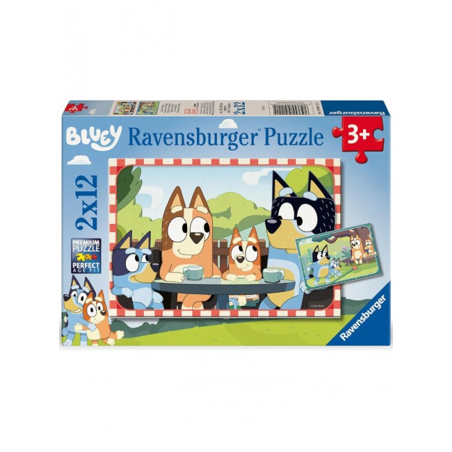 RAVENSBURGER PUZZLE 2X12 TEM. ΟΙΚΟΓΕΝΕΙΑ ΤΗΣ BLUEY RAVENSBURGER PUZZLE 2X12 TEM. ΟΙΚΟΓΕΝΕΙΑ ΤΗΣ BLUEY