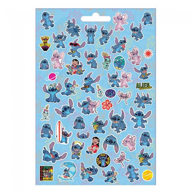 ΑΥΤΟΚΟΛΛΗΤΑ ΜΠΛΟΚ 300τμχ LILO STITCH ΑΥΤΟΚΟΛΛΗΤΑ ΜΠΛΟΚ 300τμχ LILO STITCH