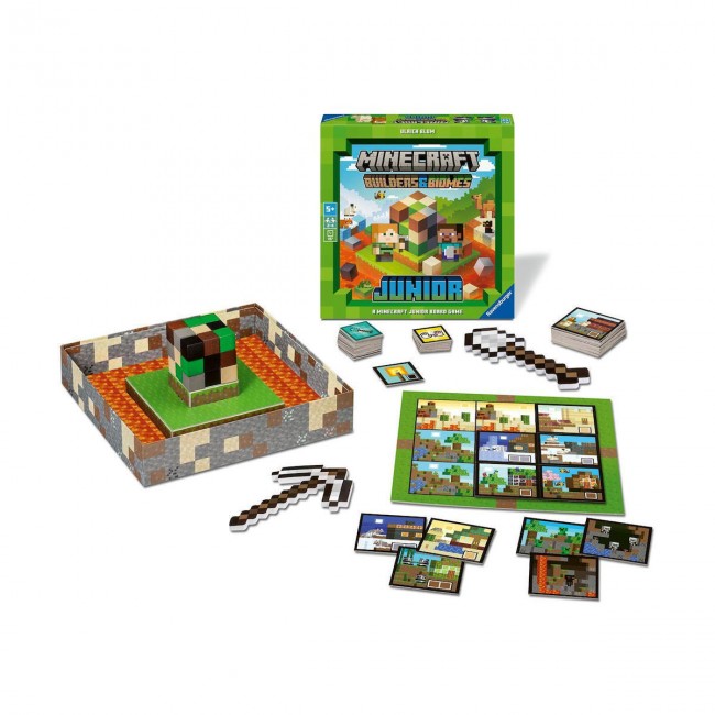 ΕΠΙΤΡΑΠΕΖΙΟ ΠΑΙΧΝΙΔΙ RAVENSBURGER: MINECRAFT - BUILDERS AND BIOMES JUNIOR 24750 ΕΠΙΤΡΑΠΕΖΙΟ ΠΑΙΧΝΙΔΙ RAVENSBURGER: MINECRAFT - BUILDERS AND BIOMES JUNIOR 24750