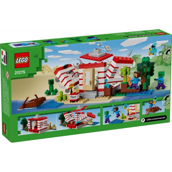 LEGO MINECRAFT ΤΟ ΣΠΙΤΙ-ΔΥΝΑΜΙΤΗΣ ΣΤΗ ΖΟΥΓΚΛΑ (21275)