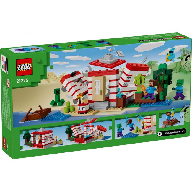 LEGO MINECRAFT ΤΟ ΣΠΙΤΙ-ΔΥΝΑΜΙΤΗΣ ΣΤΗ ΖΟΥΓΚΛΑ (21275) LEGO MINECRAFT ΤΟ ΣΠΙΤΙ-ΔΥΝΑΜΙΤΗΣ ΣΤΗ ΖΟΥΓΚΛΑ (21275)