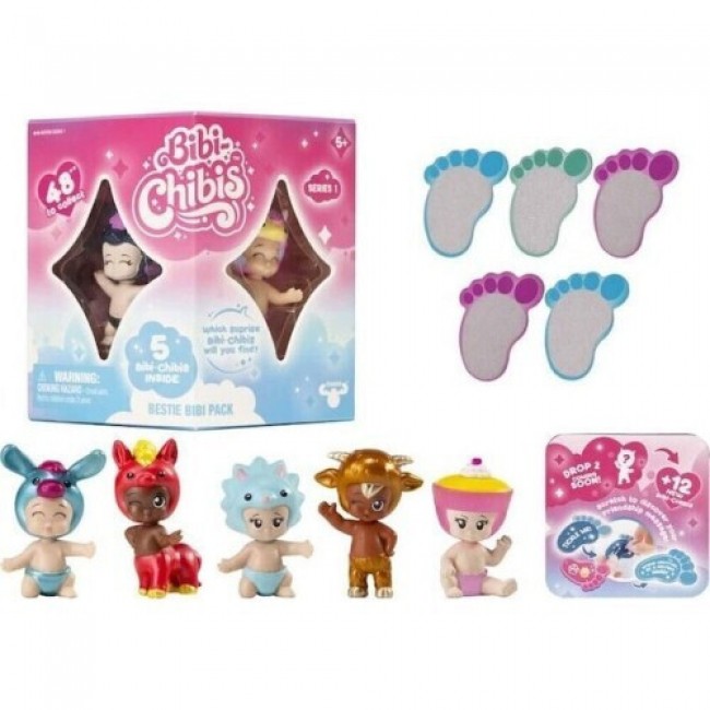 BIBI CHIBIS ΦΙΓΟΥΡΕΣ 5 TEMAXΙΩΝ ΔΙΑΦΟΡΑ ΣΧΕΔΙΑ 