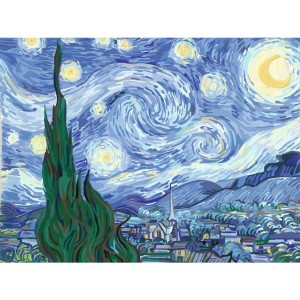 RAVESBURGER CREART ΠΑΙΧΝΙΔΙ ΚΑΤΑΣΚΕΥΗΣCANVAS EDITION VAN GOGH STARRY NIGHT