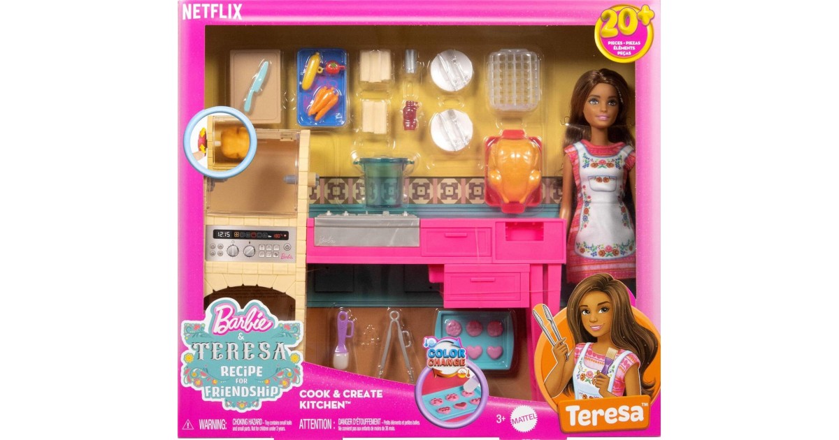 bambola barbie con la mascherina