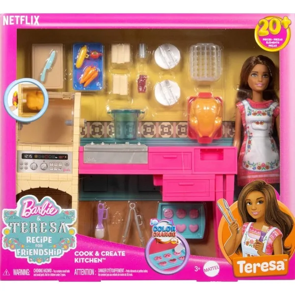 BARBIE & TERESA - RECIPE FOR FRIENDSHIP TERESA ΣΕΤ ΚΟΥΖΙΝΑ (JCT06)