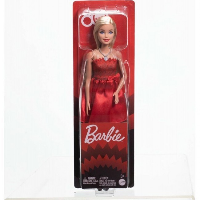 BARBIE ΚΟΚΚΙΝΟ ΦΟΡΕΜΑ MATTEL 80 ΧΡΟΝΙΑ JGD25 BARBIE ΚΟΚΚΙΝΟ ΦΟΡΕΜΑ MATTEL 80 ΧΡΟΝΙΑ JGD25
