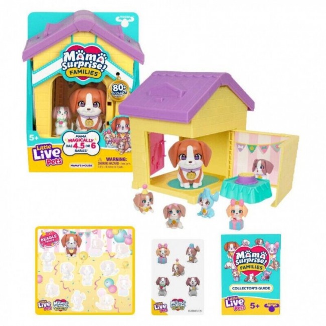 LITTLE LIVE PETS MAMA SURPRISE FAMILIES ΣΕΤ ΣΠΙΤΑΚΙ ΚΑΙ ΣΚΥΛΑΚΙΑ LITTLE LIVE PETS MAMA SURPRISE FAMILIES ΣΕΤ ΣΠΙΤΑΚΙ ΚΑΙ ΣΚΥΛΑΚΙΑ