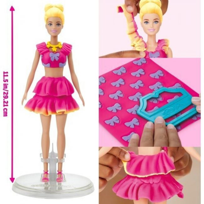 PLAY DOH BARBIE SET WINGS AND BOWS WITH DOLL INCLUDED PLAY DOH BARBIE SET WINGS AND BOWS WITH DOLL INCLUDED