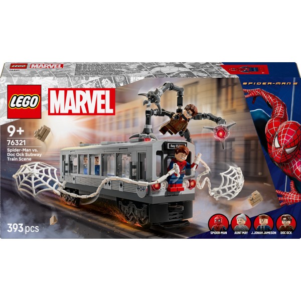 LEGO MARVEL ΣΚΗΝΗ ΣΤΟ ΜΕΤΡΟ  ΣΠΑΙΝΤΕΡ-ΜΑΝ VS. ΝΤΟΚ ΟΚ (76321)