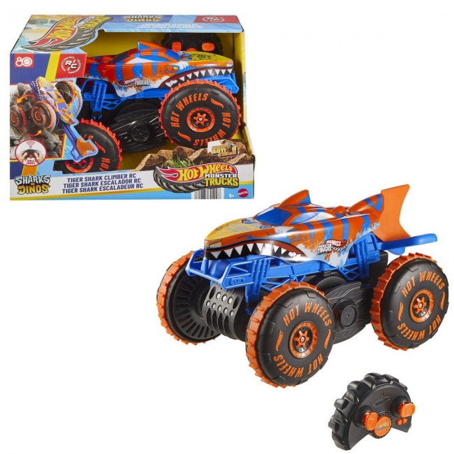 HOT WHEELS MONSTER TRUCK ΤΗΛΕΚΑΤΕΥΘΥΝΟΜΕΝΟ ΑΥΤΟΚΙΝΗΤΟ TIGER SHARK HOT WHEELS MONSTER TRUCK ΤΗΛΕΚΑΤΕΥΘΥΝΟΜΕΝΟ ΑΥΤΟΚΙΝΗΤΟ TIGER SHARK