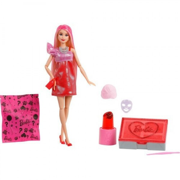 BARBIE ΠΑΡΤΙ ΕΚΠΛΗΞΗ UNBOXED GLAM PARTY ΞΑΝΘΙΑ (JFY68 )